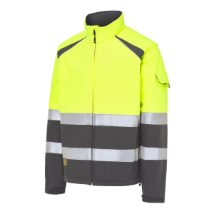 SOFTSHELL AMARILLO – GRIS ALTA VISIBILIDAD MONZA 4756