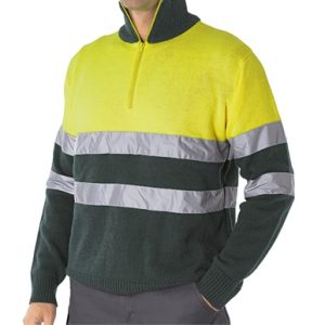 JERSEY ALTA VISIBILIDAD KOMET AMARILLO/MARINO